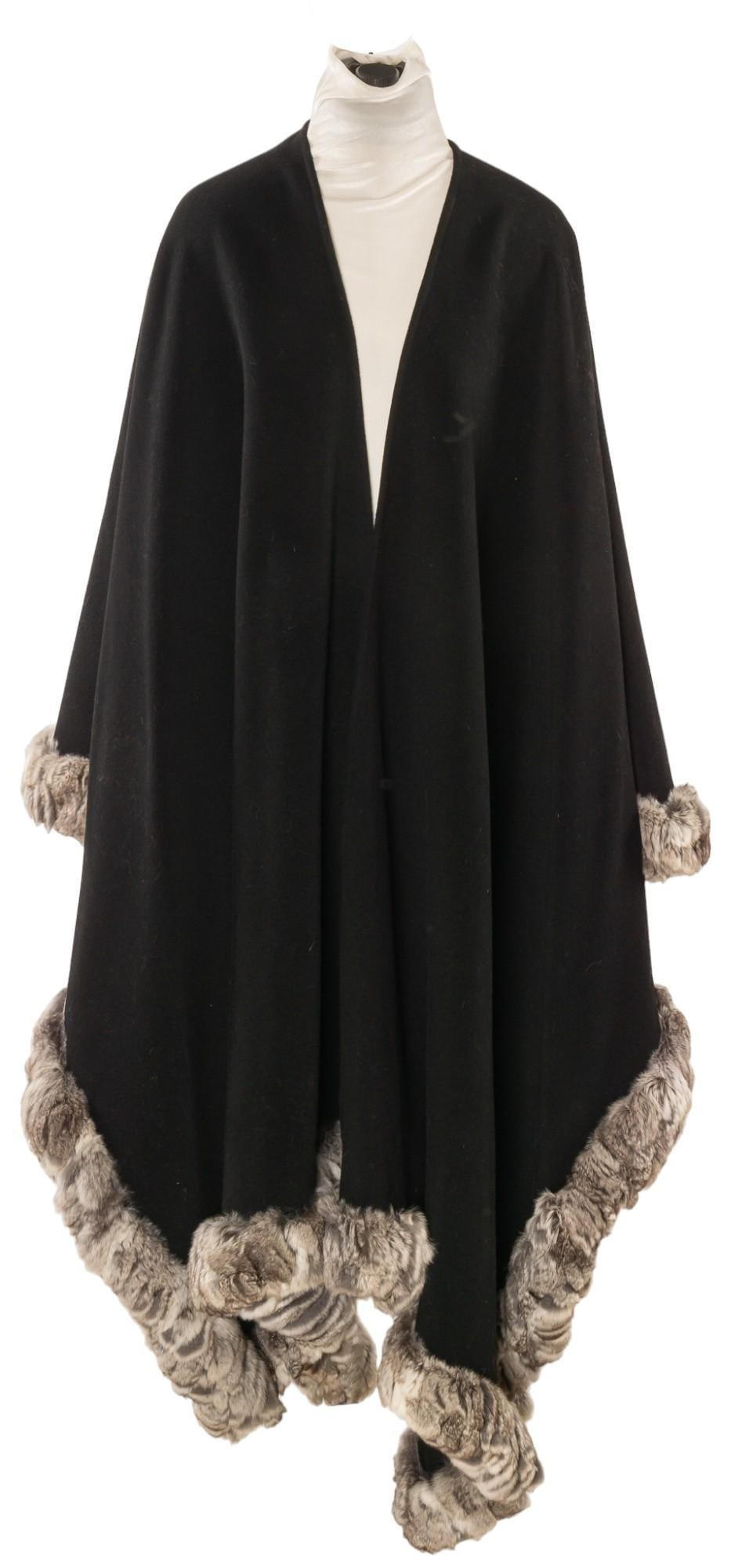 Vikki Carr | Randolph Duke Chinchilla Shawl Coat (1 of 11)