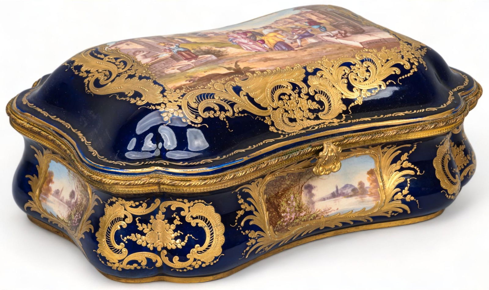 Vikki Carr | Sevres Porcelain Jewelry Casket (1 of 11)