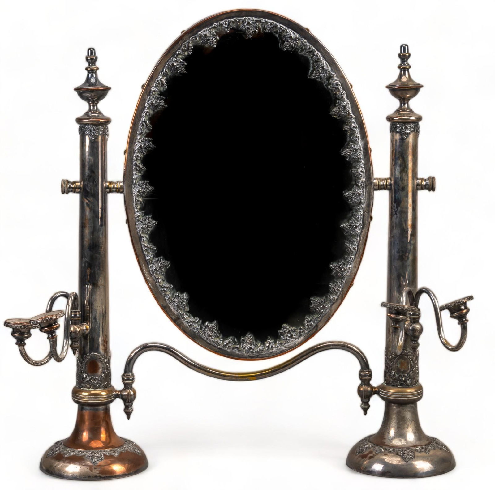 Vikki Carr | Antique Silverplate Vanity Mirror (1 of 10)
