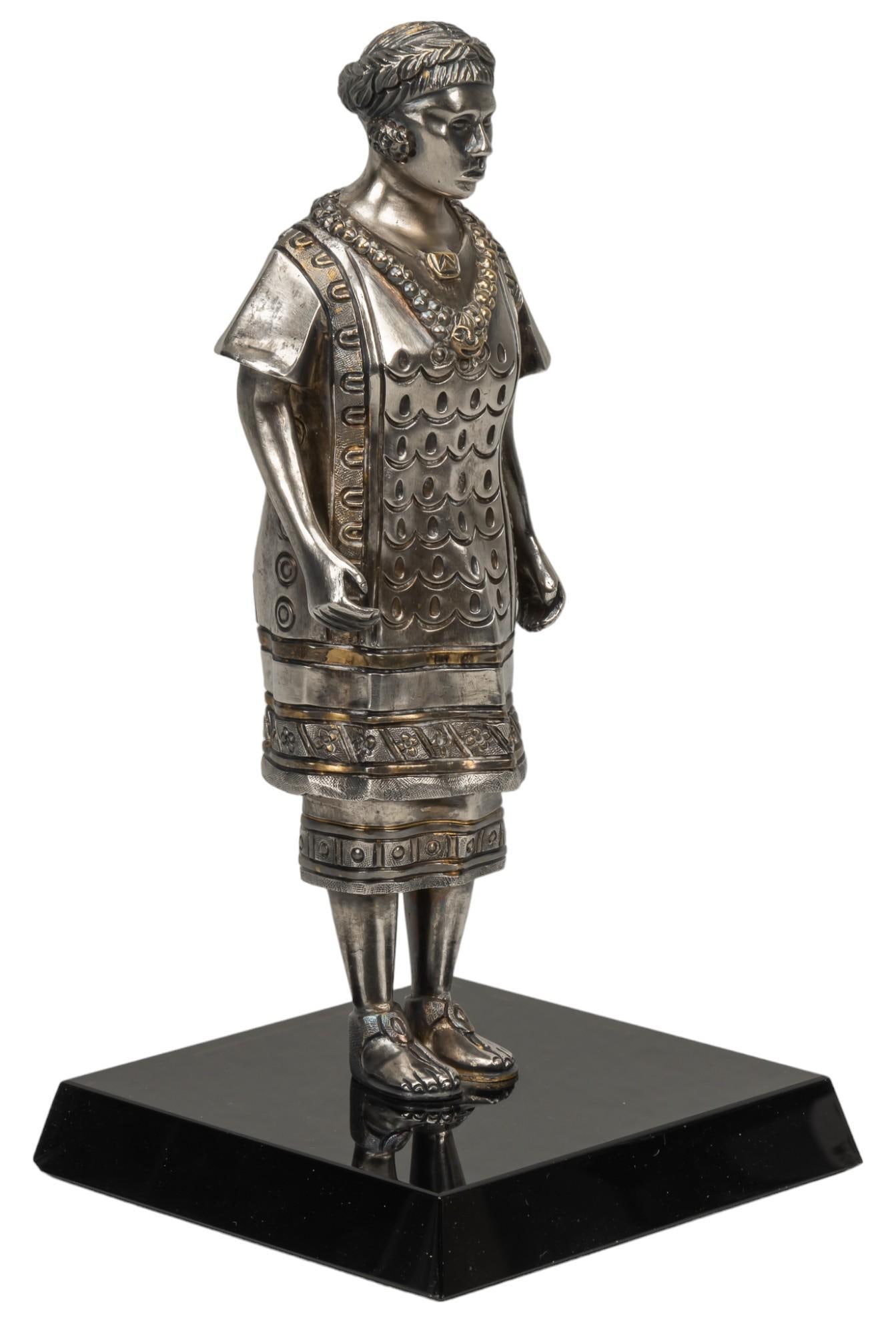 Vikki Carr | "Maiden of Tezcatlipoca" Mexican Sterling Silver Figurine (1 of 8)