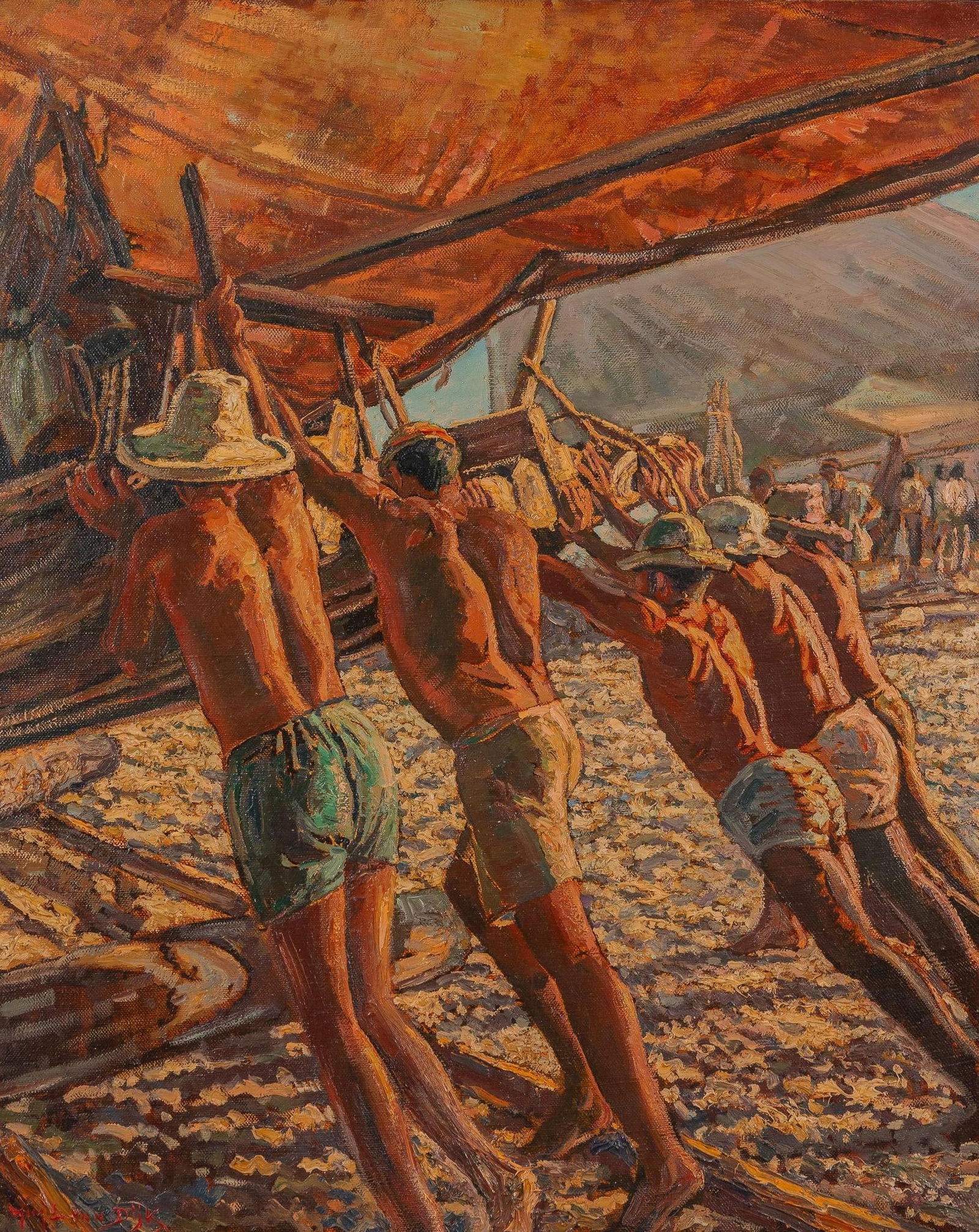 Vikki Carr | Wim van Dijk, "Raftsmen of the North of Brazil" (1 of 9)