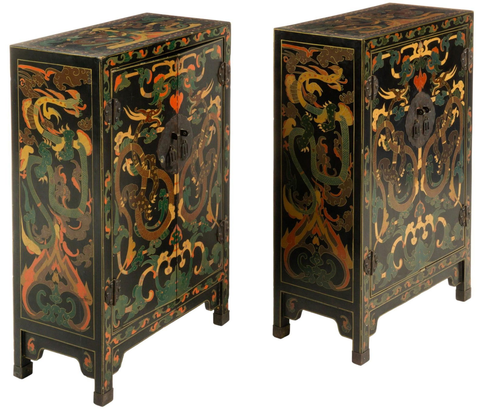 Vikki Carr | Pair of Chinese Lacquered Cabinets (1 of 9)
