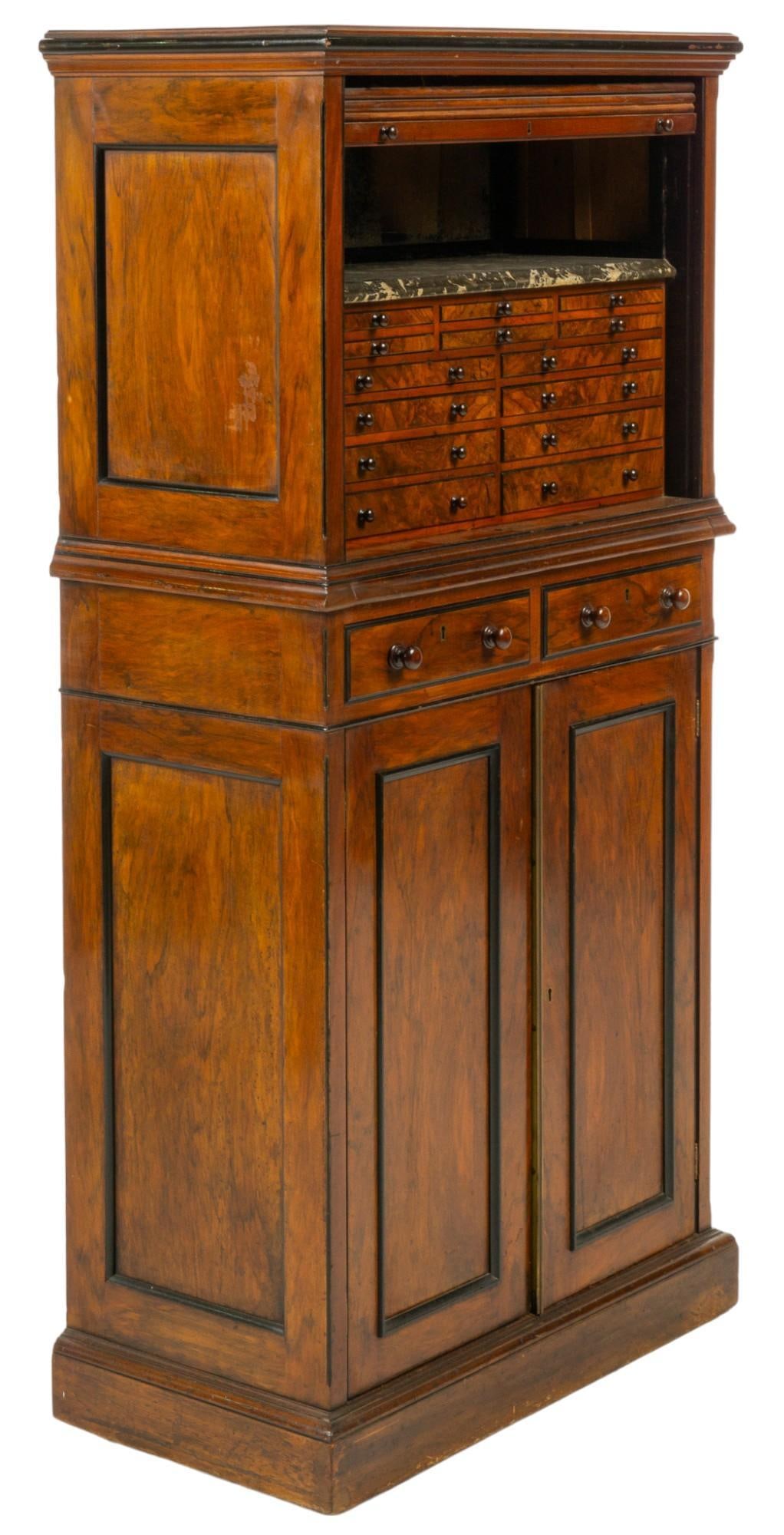 Vikki Carr | Victorian Walnut Collectors Cabinet (1 of 6)