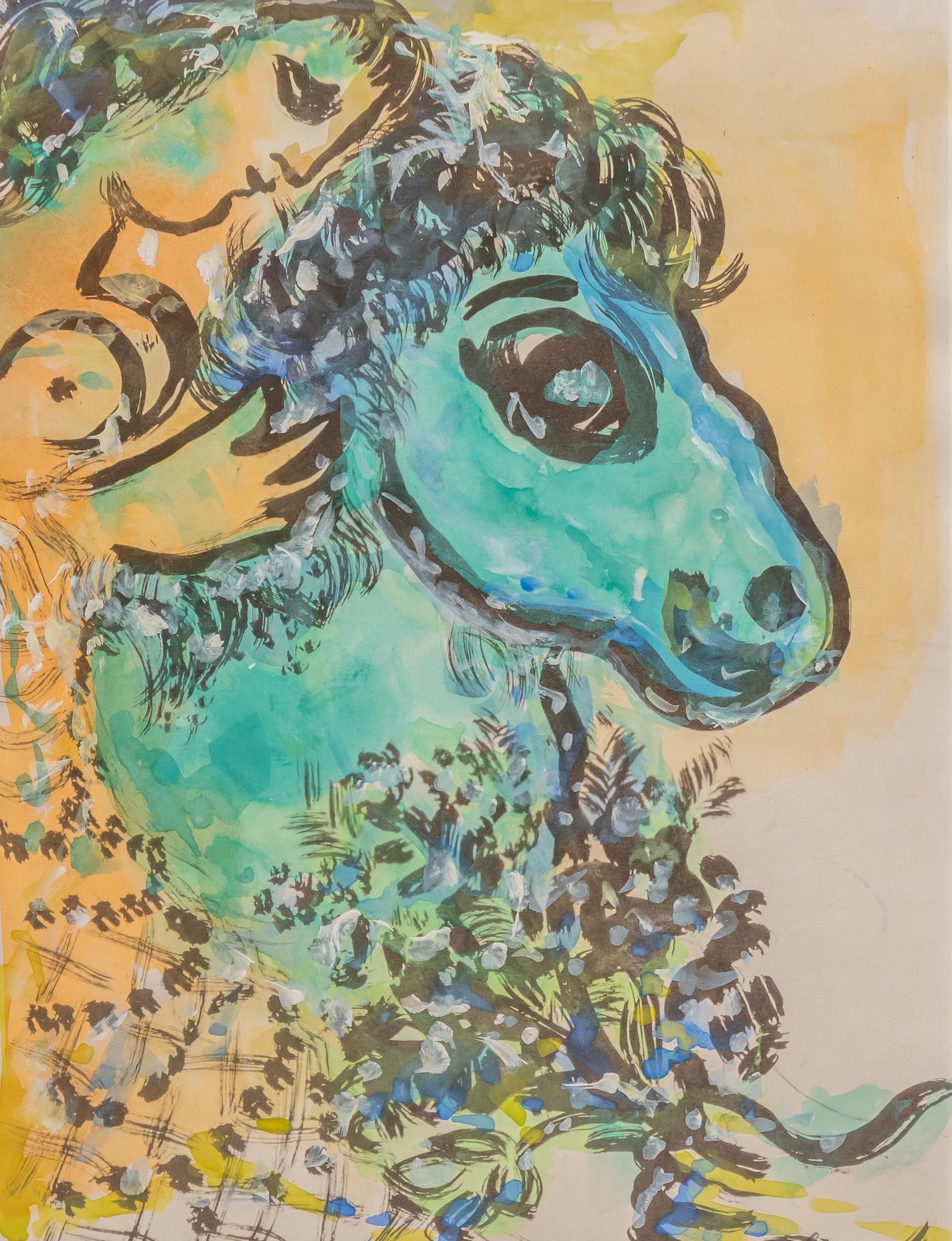 Marc Chagall, Hand-Colored Lithograph (1 of 4)