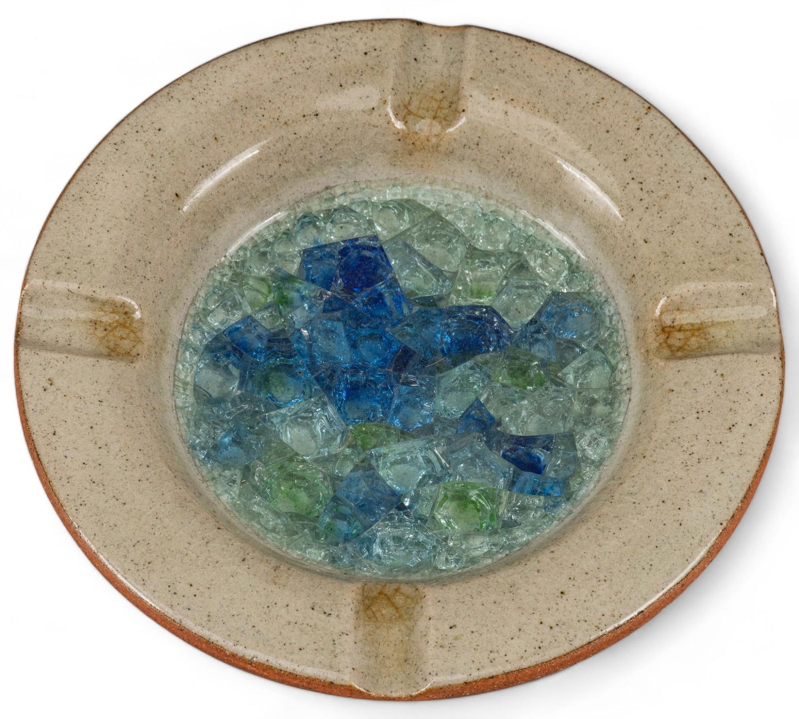 Harding Black, Melted Glass Ashtray, 1958 (1 of 6)