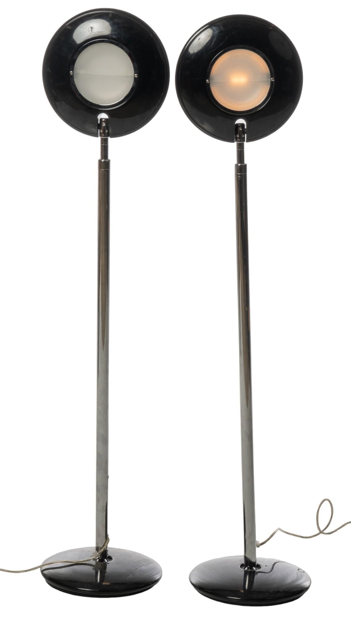 Set of (2) Danish Mid-Century Metal Lamps (1 of 8)