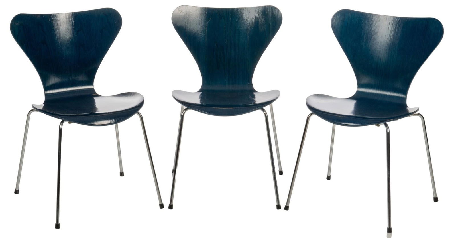 Set of (3) Fritz Hansen (DNK) Arne Jacobsen Series 7 Chairs (1 of 5)