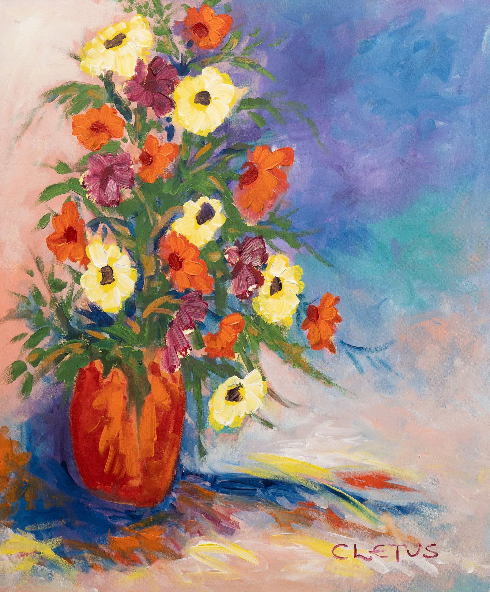 Brother Cletus Behlmann, Floral Arrangement (1 of 5)