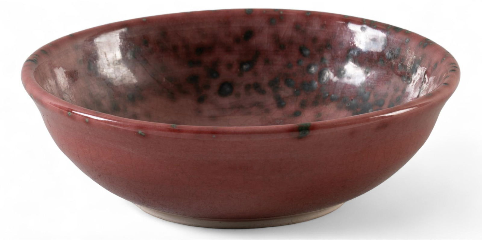 Harding Black, Oxblood Bowl with Popouts, 1966 (1 of 5)