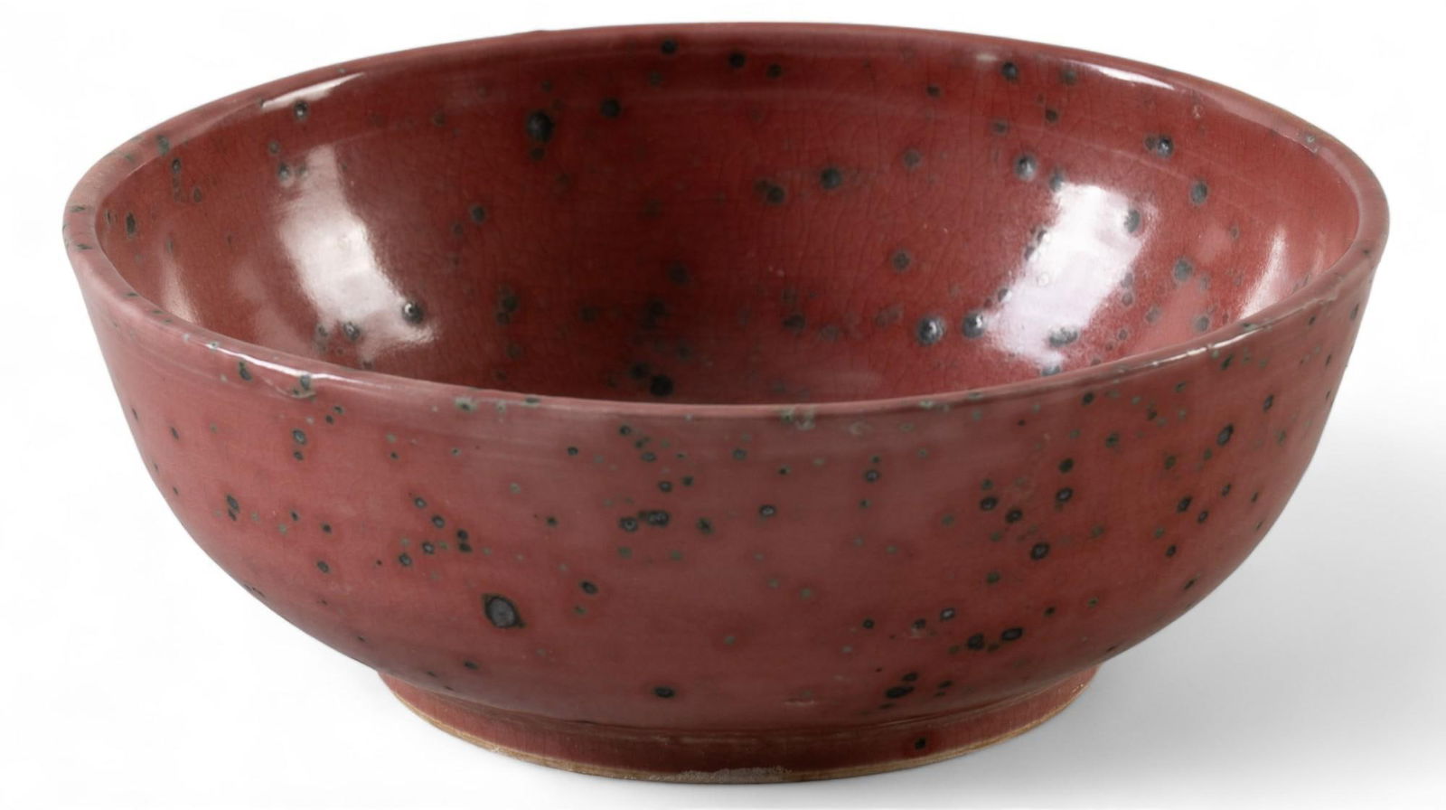 Harding Black, Oxblood Bowl with Popouts, 1966 (1 of 5)