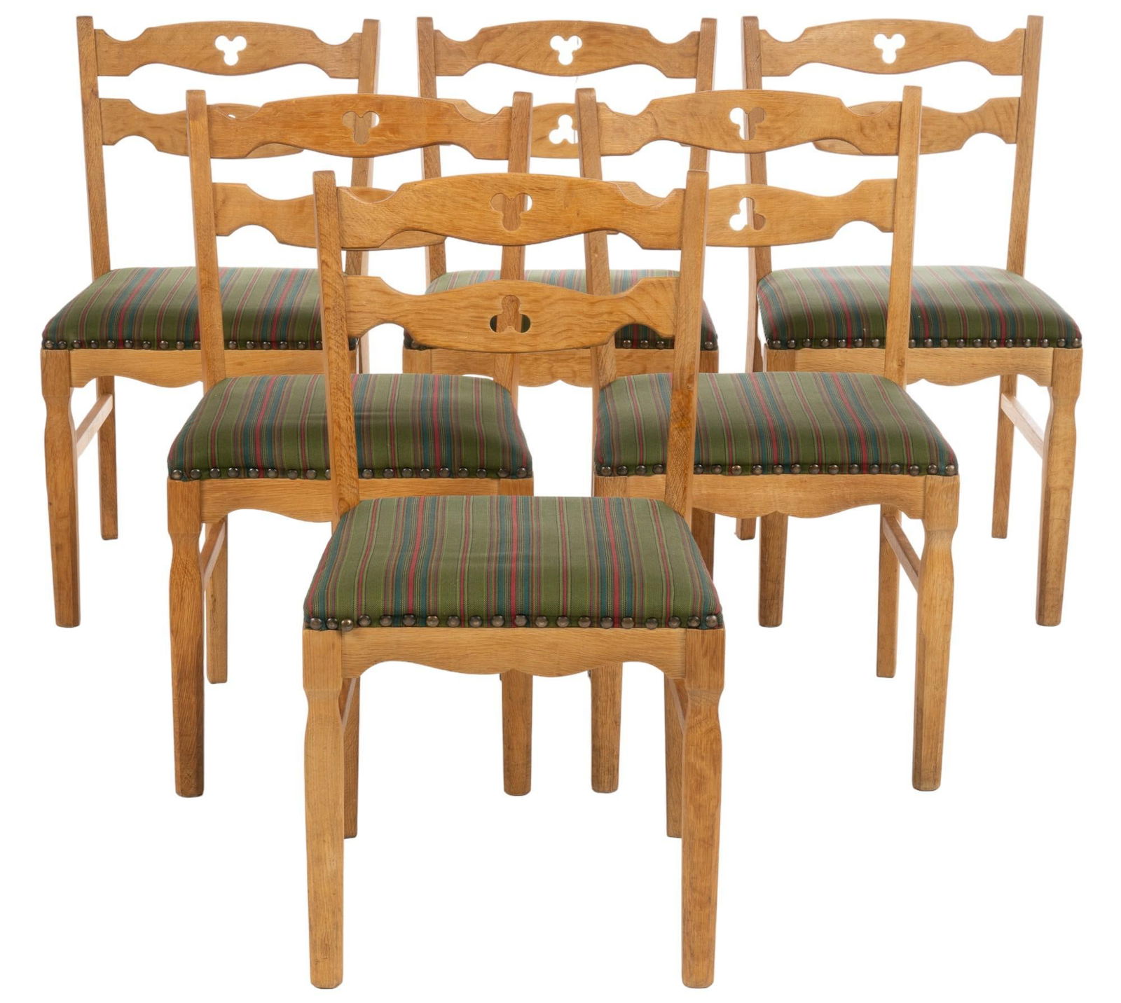 Set of (6) Danish Mid-Century Dining Chairs (1 of 6)