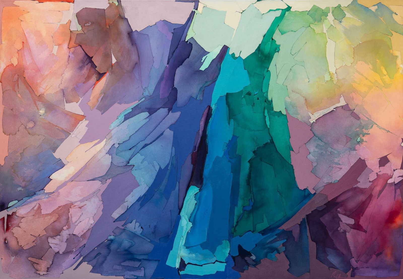 "Talus Slope", Oil on Canvas (1 of 8)