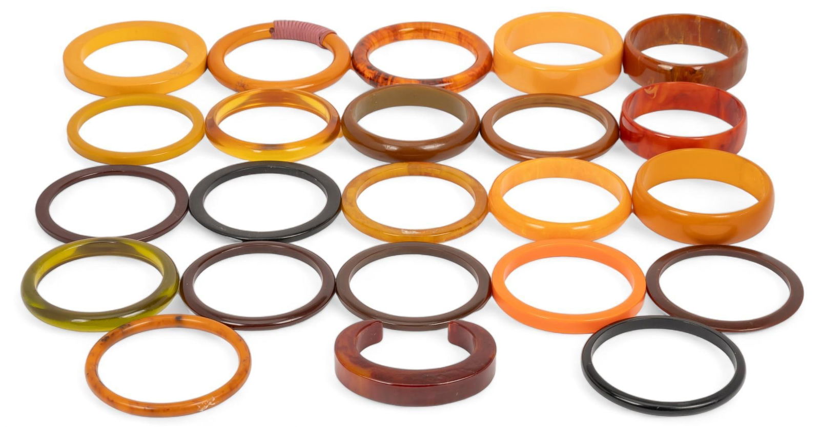 Collection of (23) Bakelite Bracelets (1 of 6)