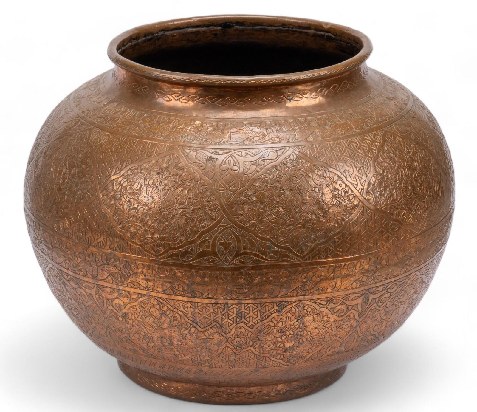 Tooled Copper Pot (1 of 9)