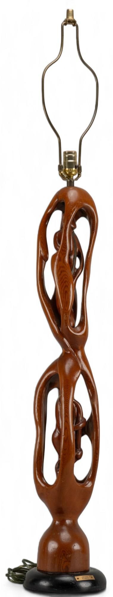 W.R. Brodwick, Mid-Centiry Lyre Lamp (1 of 7)