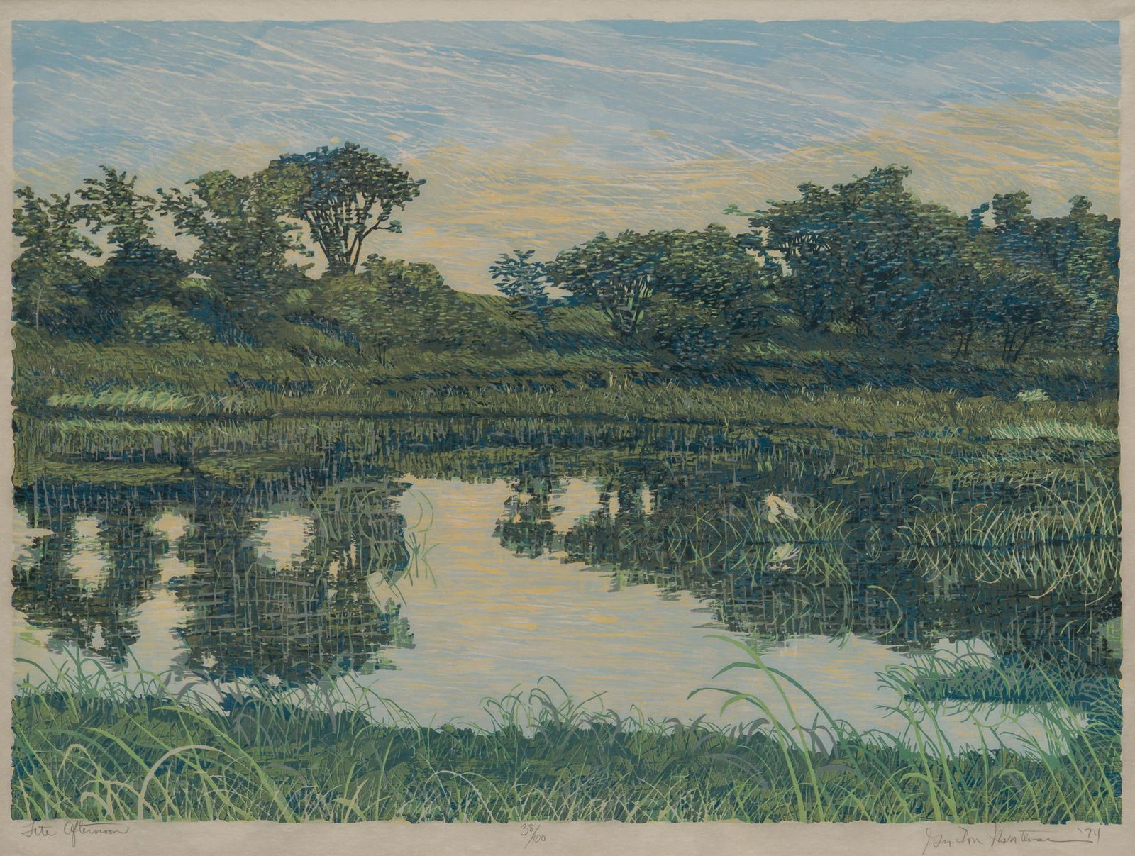 Gordon Mortensen, "Late Afternoon", 1974 (1 of 5)