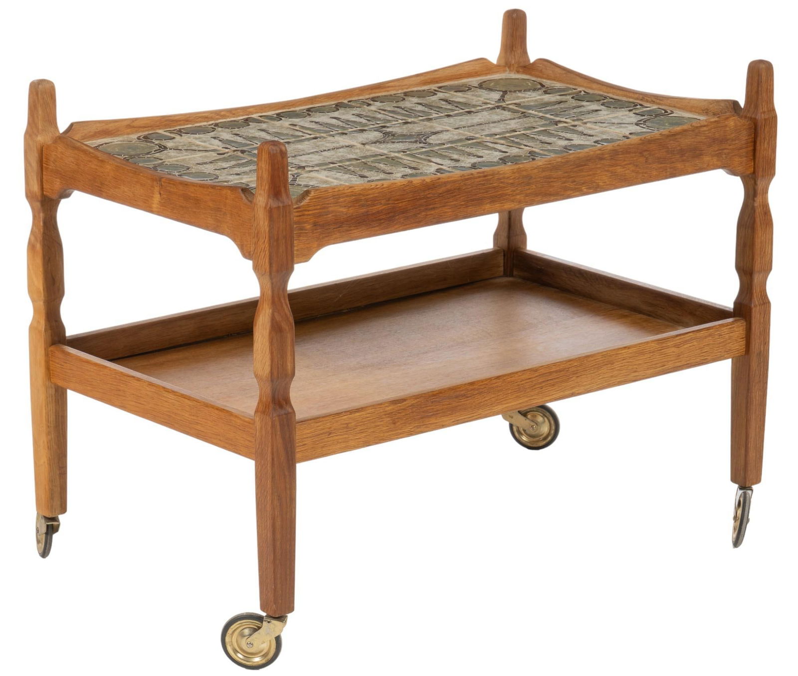 Danish Mid-Century Tea Cart (1 of 7)