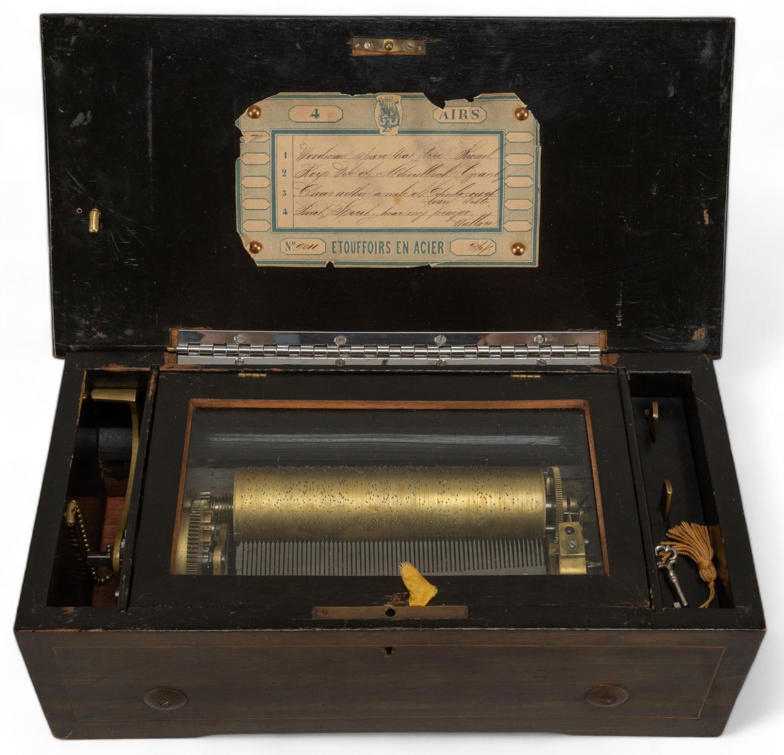 Antique Etouffoirs En Acier French Music Box (1 of 8)