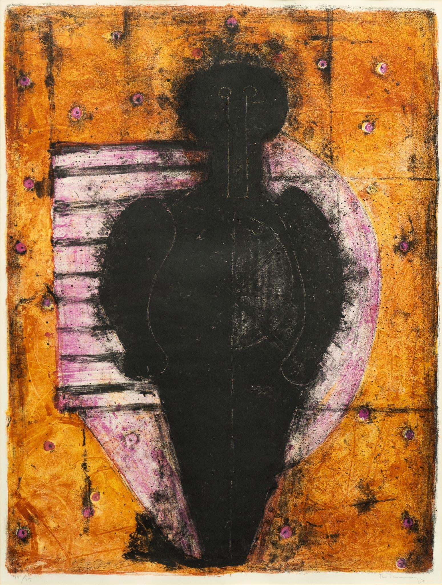 Rufino Tamayo, "Hombre en Negro", 45/75 (1 of 7)