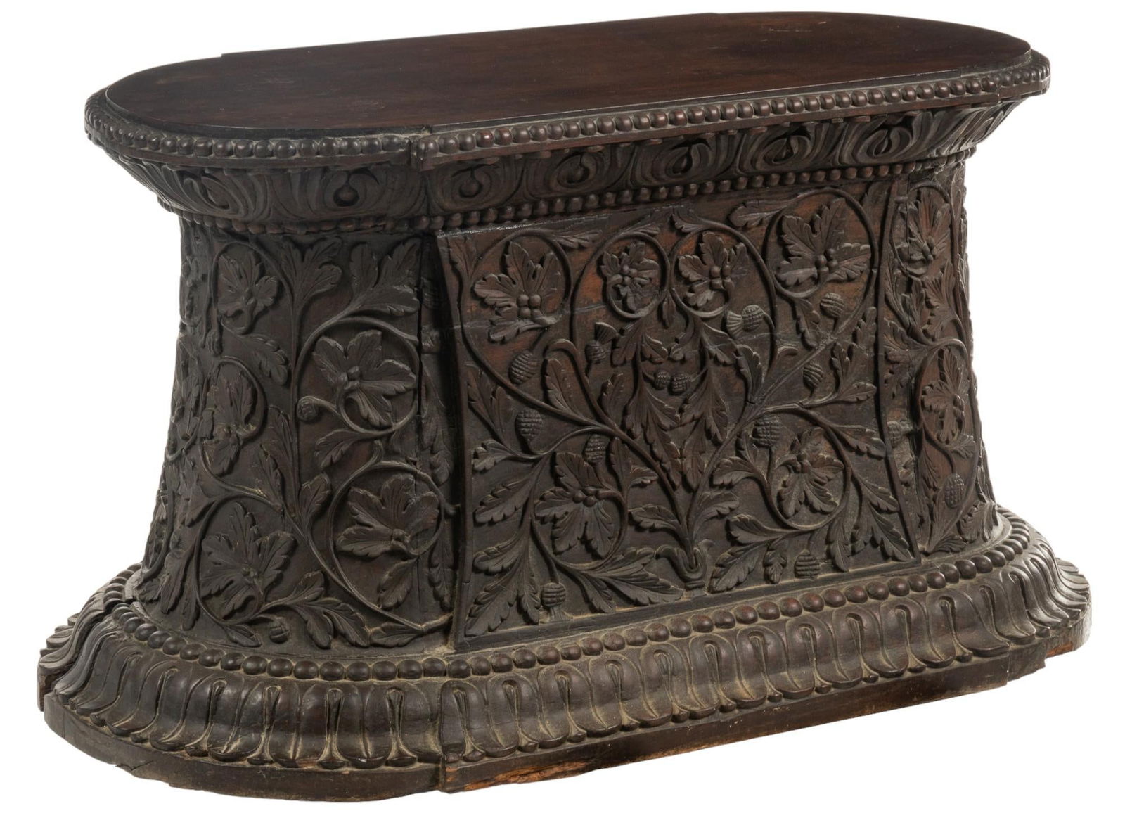 Hand Carved Wood Table (1 of 9)