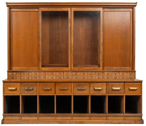 Monumental General Store Display Cabinet