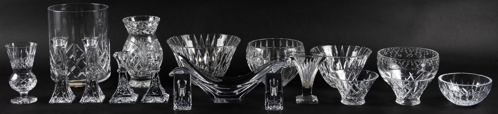 (18) Pieces of Marked Crystal Glassware (1 of 16)