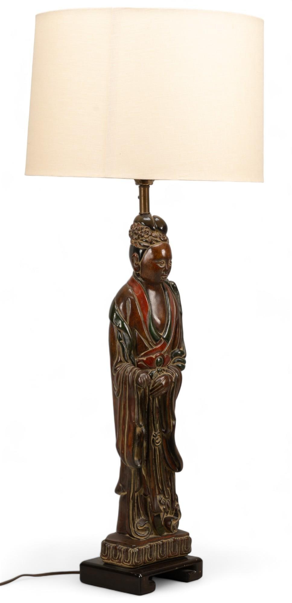 Chinese Style Figural Lamp (1 of 7)