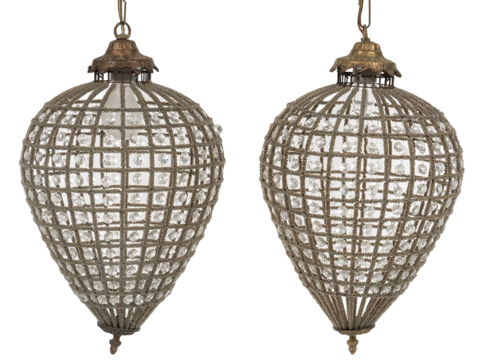 Pair of French Empire Style Chandeliers (1 of 8)