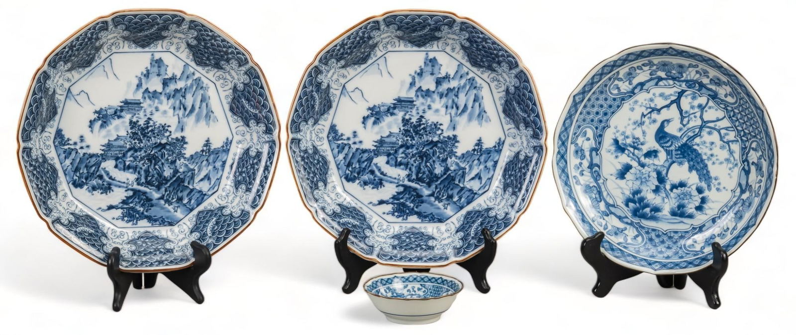 Set of (3) Japanese Style Chargers (1 of 8)