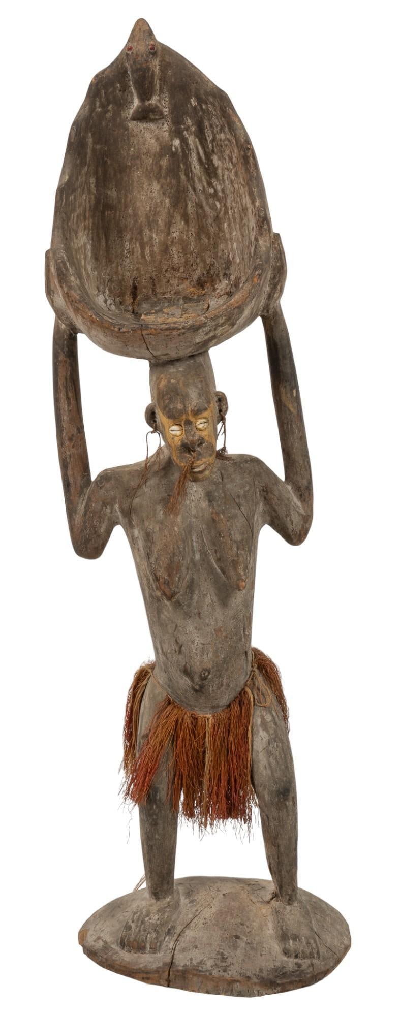 Antique New Guinean Carved Figure (1 of 8)