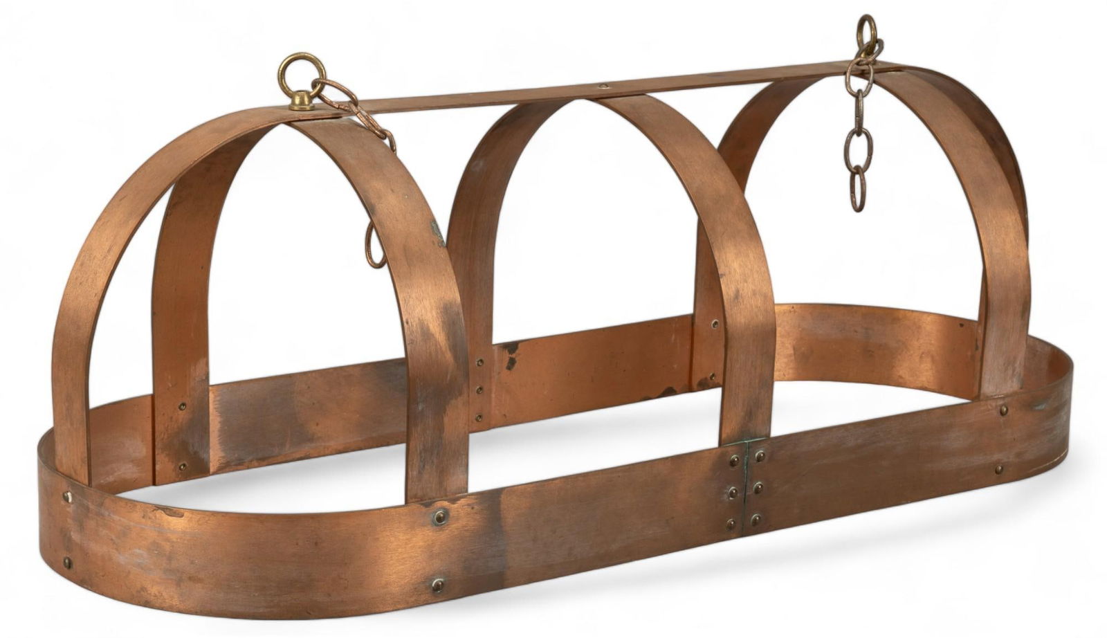 Hanging Copper Pot Rack (1 of 7)