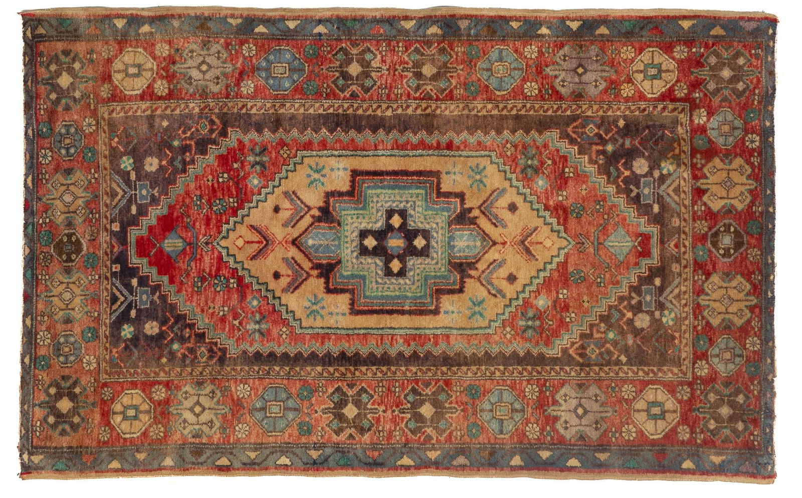 Handmade Estate Rug, 6 ft.  5 in. x 3 ft. 11  in. (1 of 2)