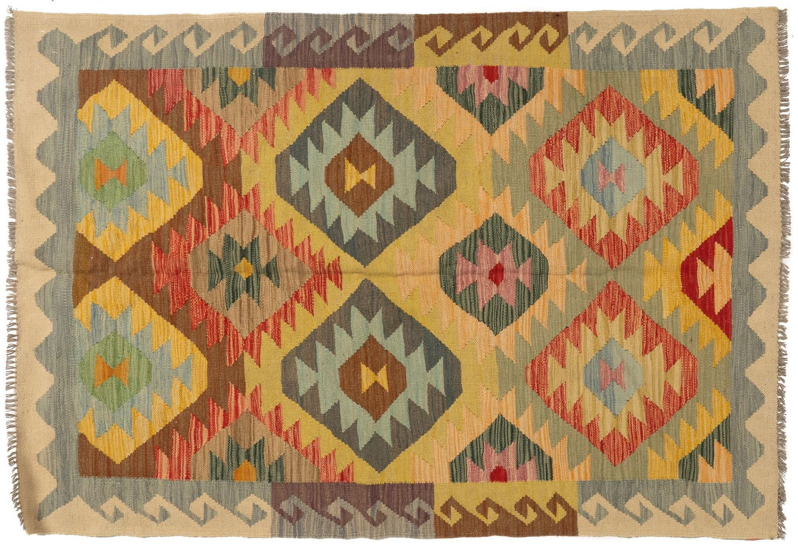 Handmade Estate Rug, 5 ft. 11 in. x 4 ft. (1 of 2)