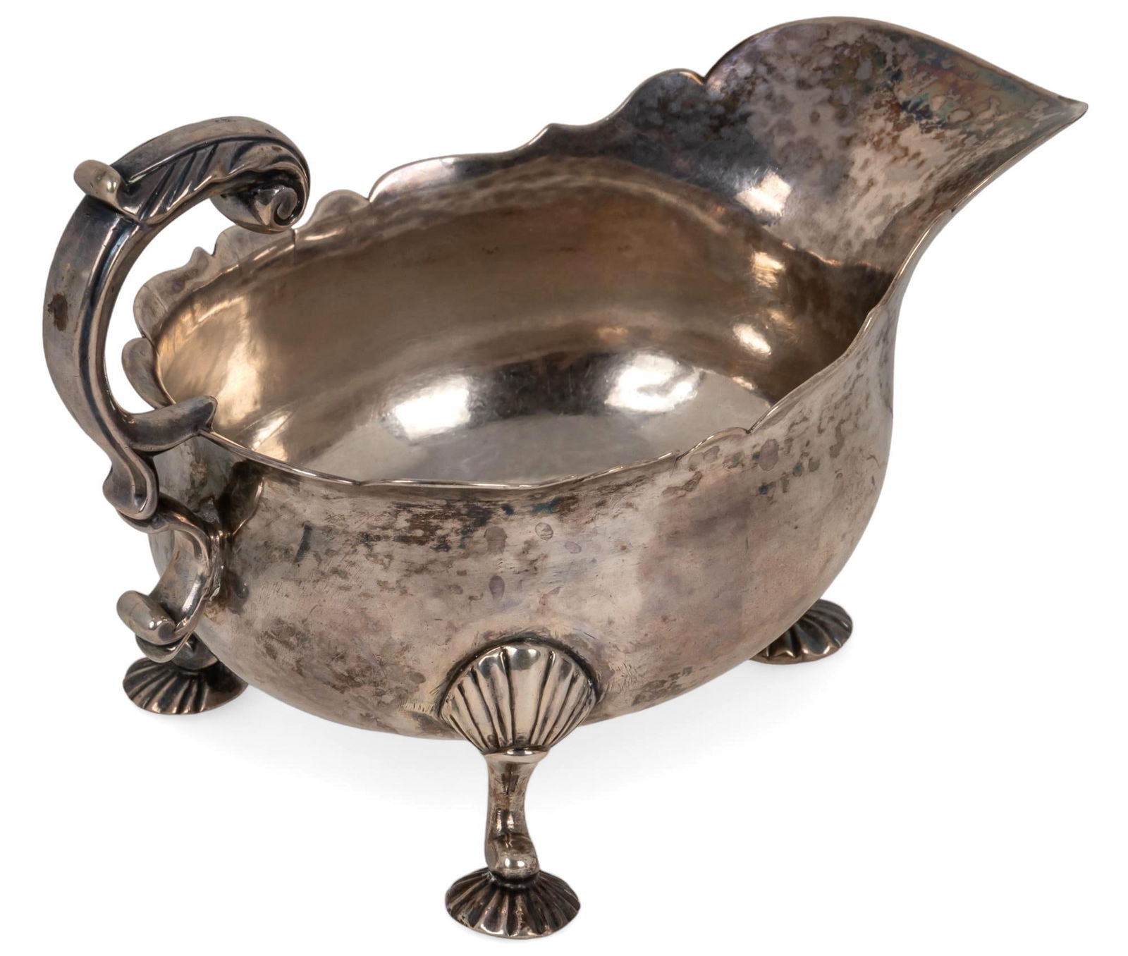 Antique Coin Silver Sauce Boat (1 of 6)