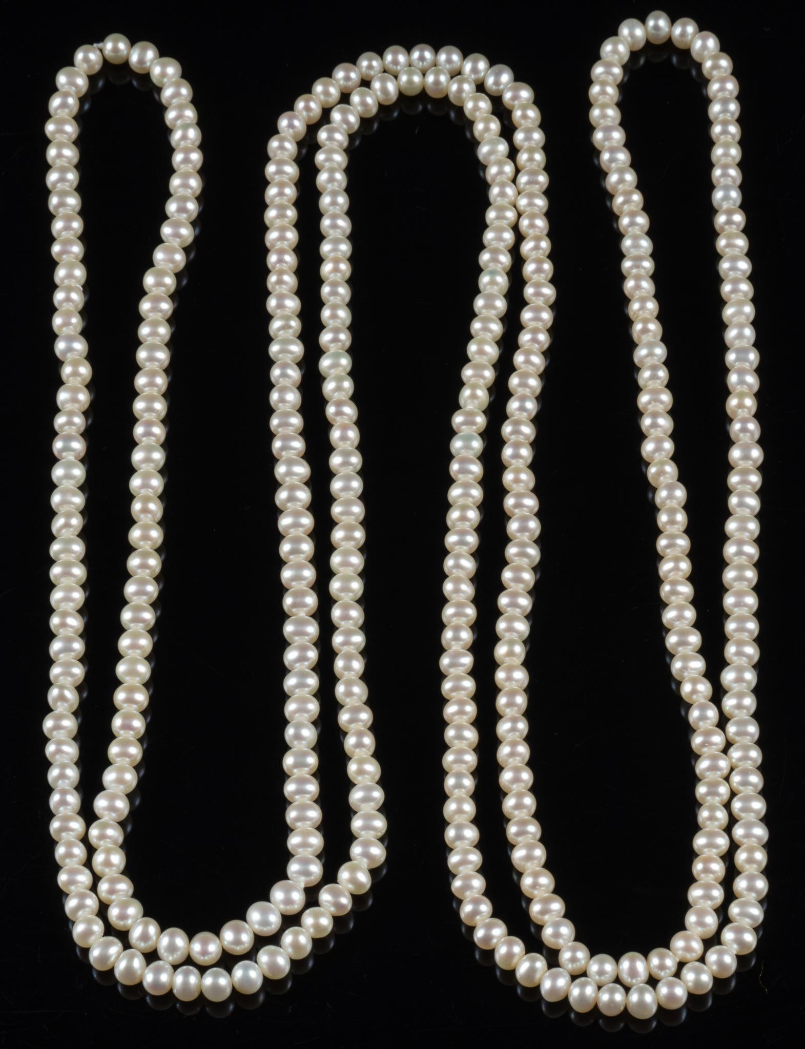 Opera Length Pearl Necklace (1 of 9)