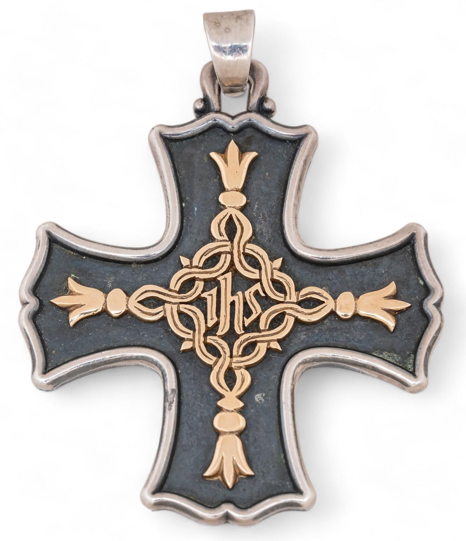 Vintage James Avery Sterling Silver Cross Pendant (1 of 4)