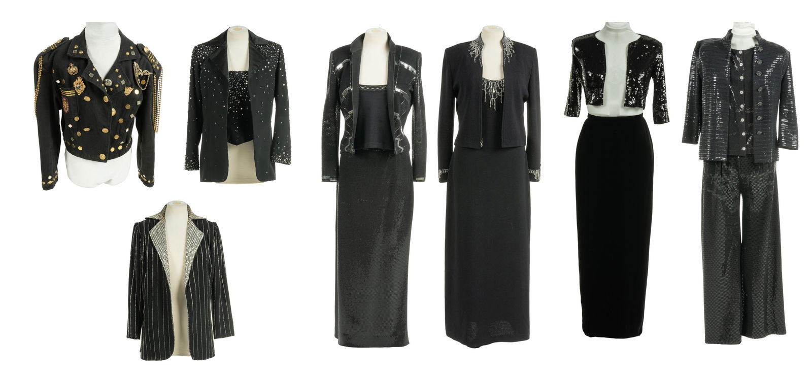 Collection of Black Vintage Designer Clothing (1 of 1)