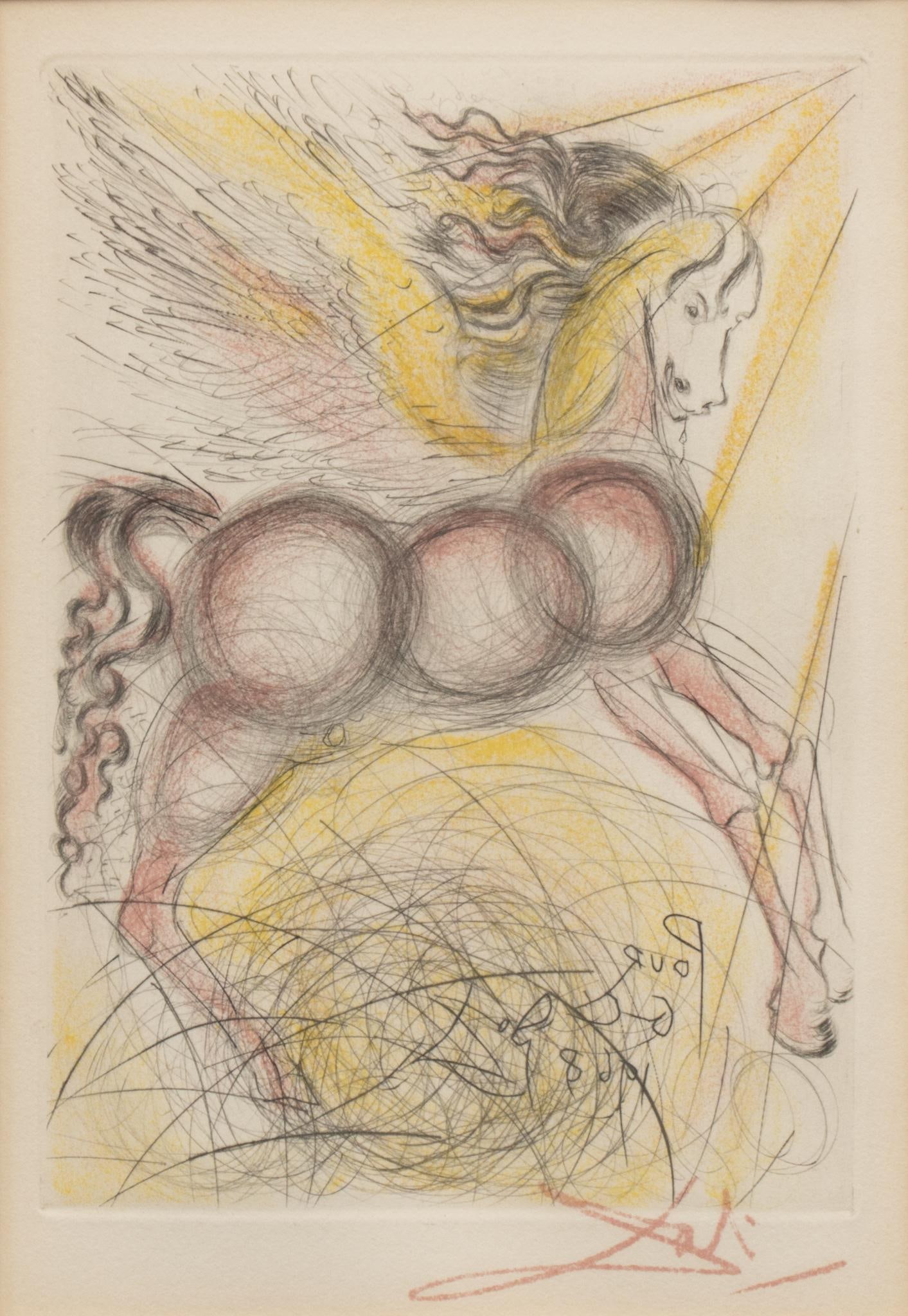 After Salvador Dali, "Pegasus", 1971 (1 of 14)
