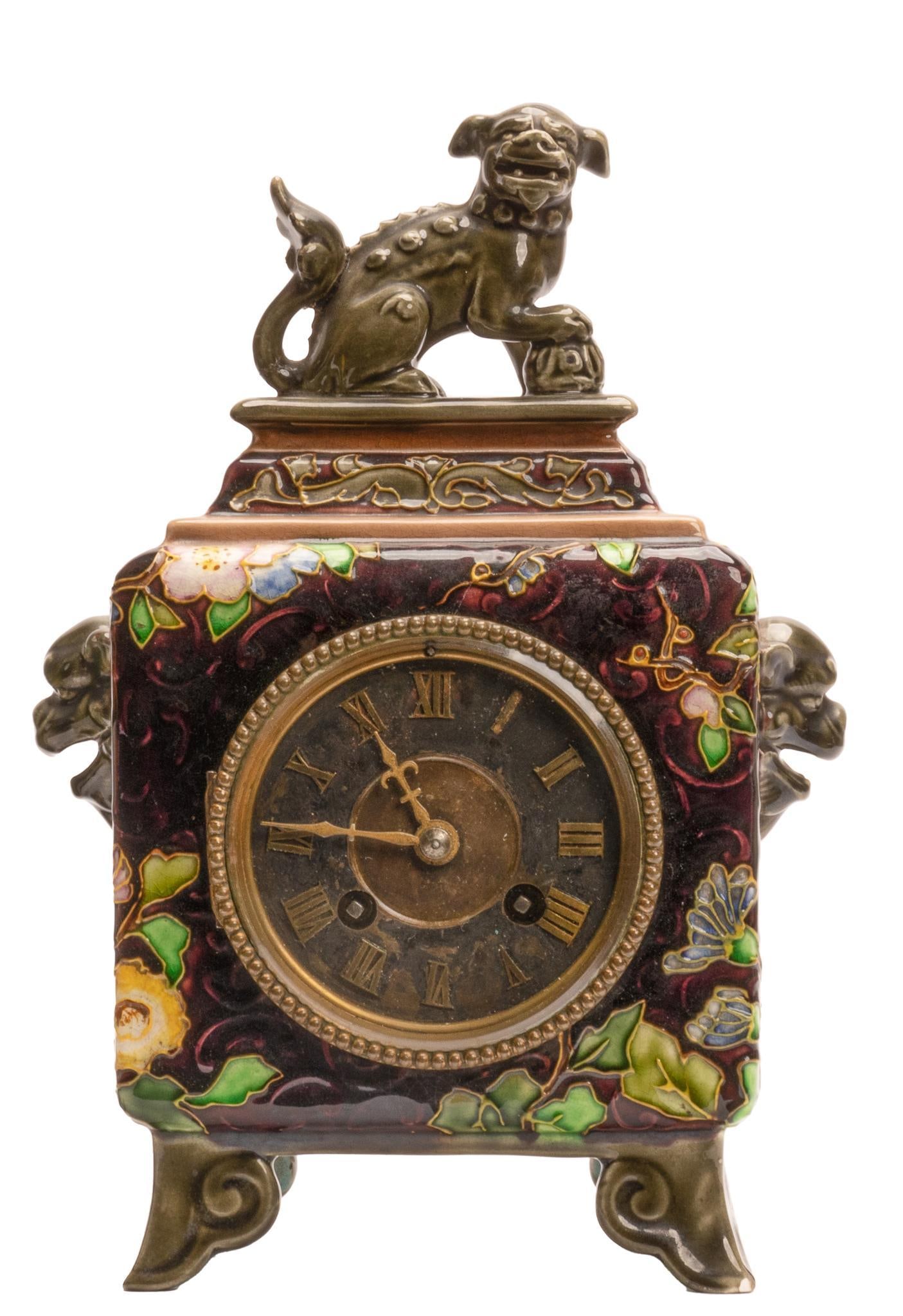 French Porcelain Mantel Clock (1 of 6)