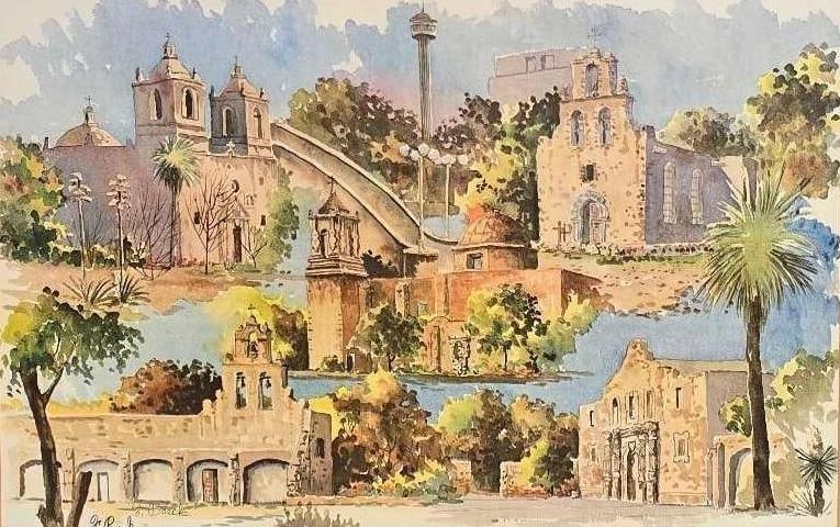 Florent Baecke, Missions Lithograph (1 of 2)