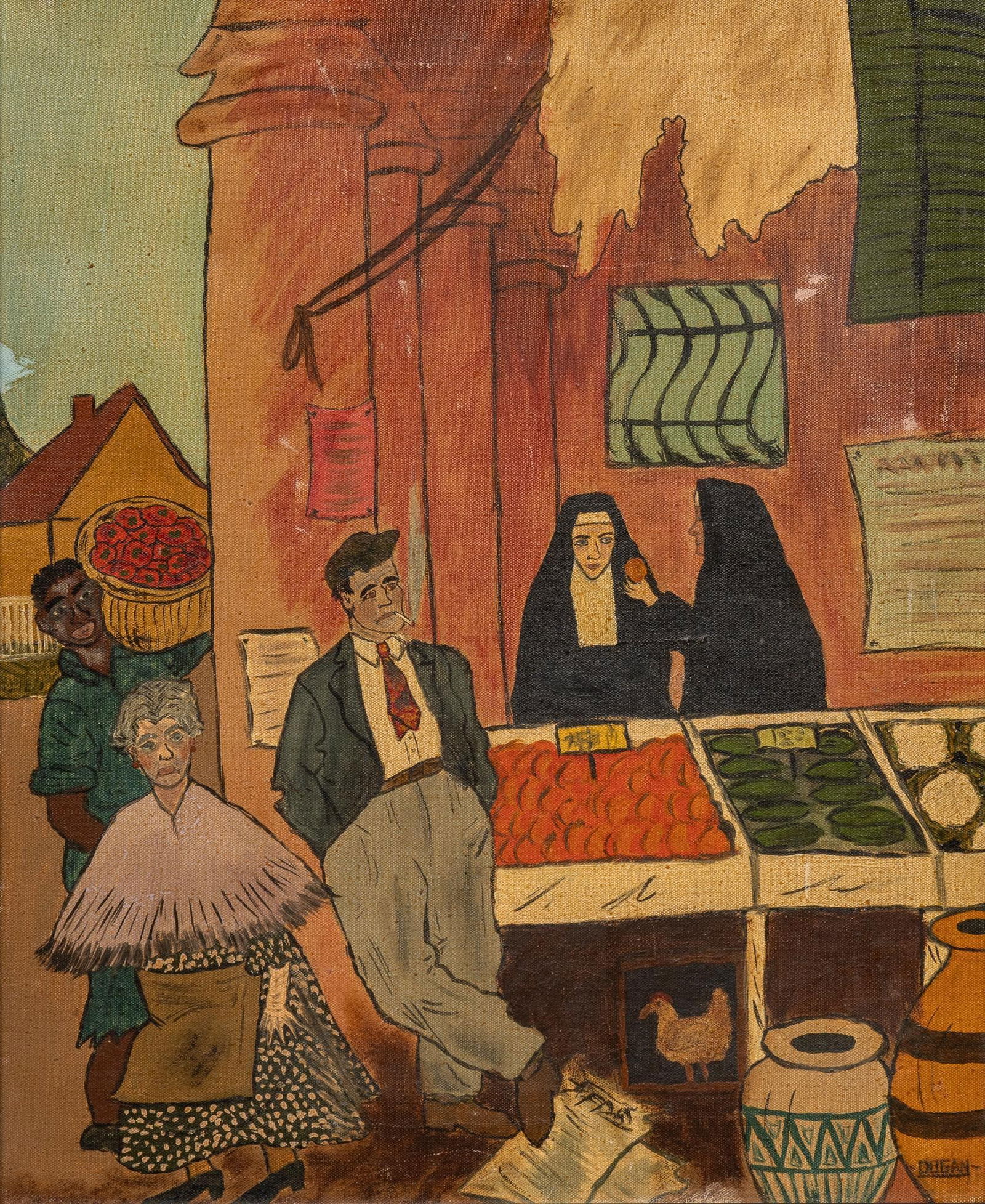 Signed Dugan, Mexican Corner Market (1 of 5)