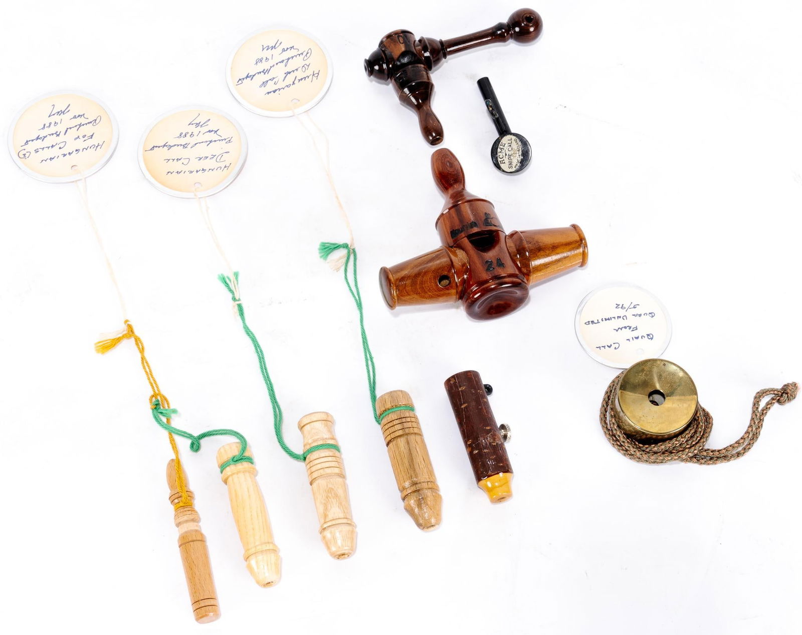 Collection of (9) Hunting Calls (1 of 2)