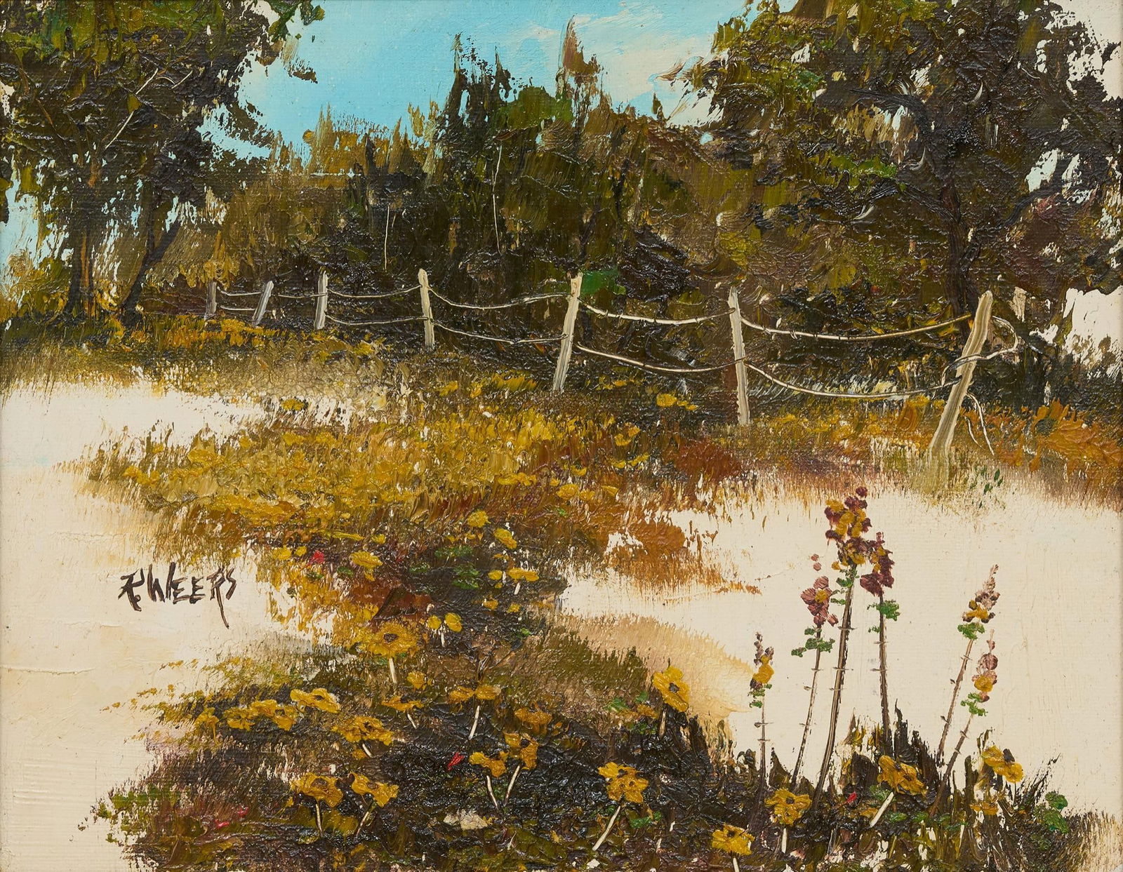 Richard Weers (20th C., TX), Fence (1 of 4)