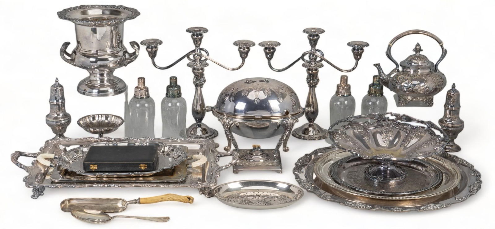Collection of (19) Silverplate Pieces (1 of 20)