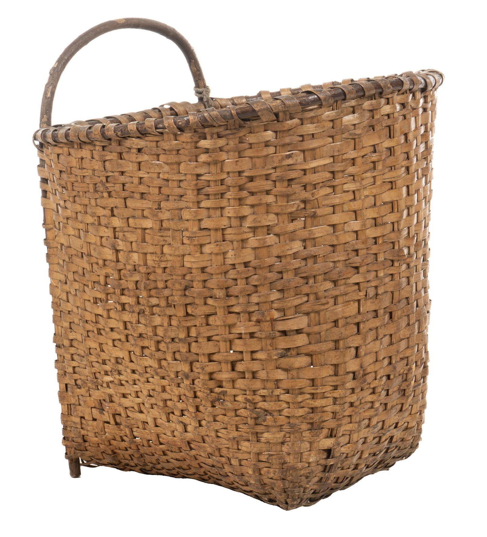 Vintage Split Wood Gathering Basket (1 of 4)