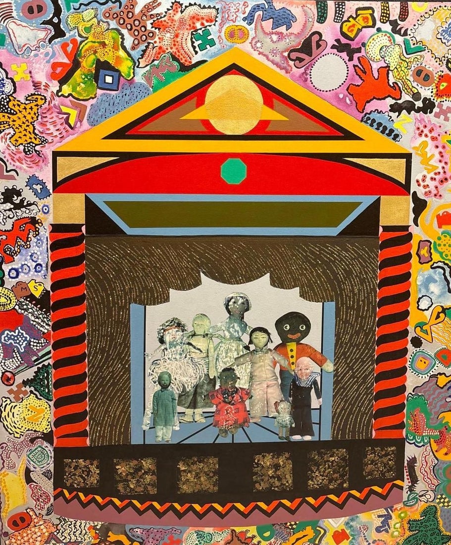 Miriam Schapiro, "Curtain Call", 2002 (1 of 4)