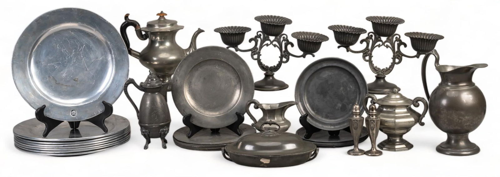 Large Collection of Pewterware (1 of 20)