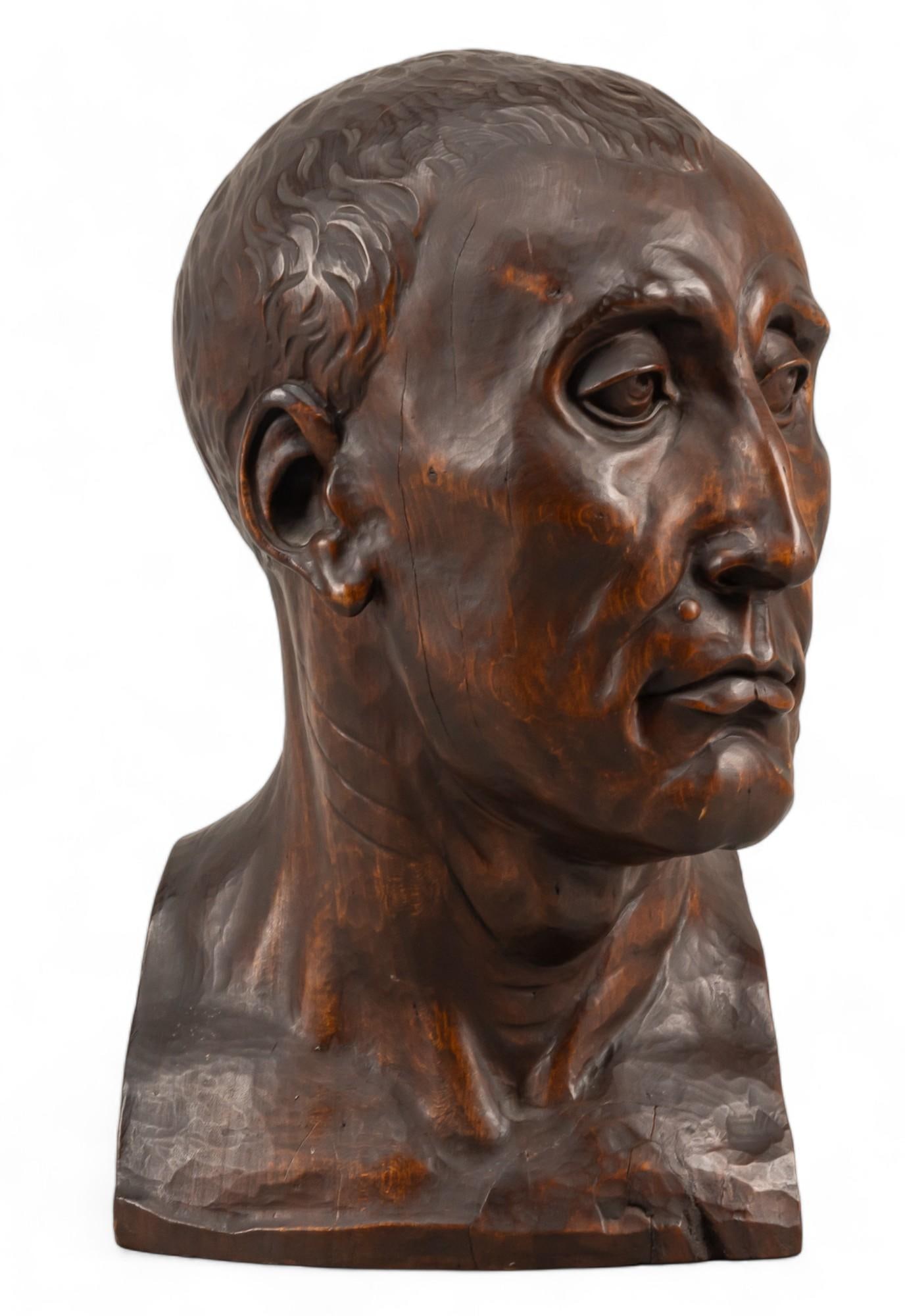 Man's Head Sculpture (1 of 7)