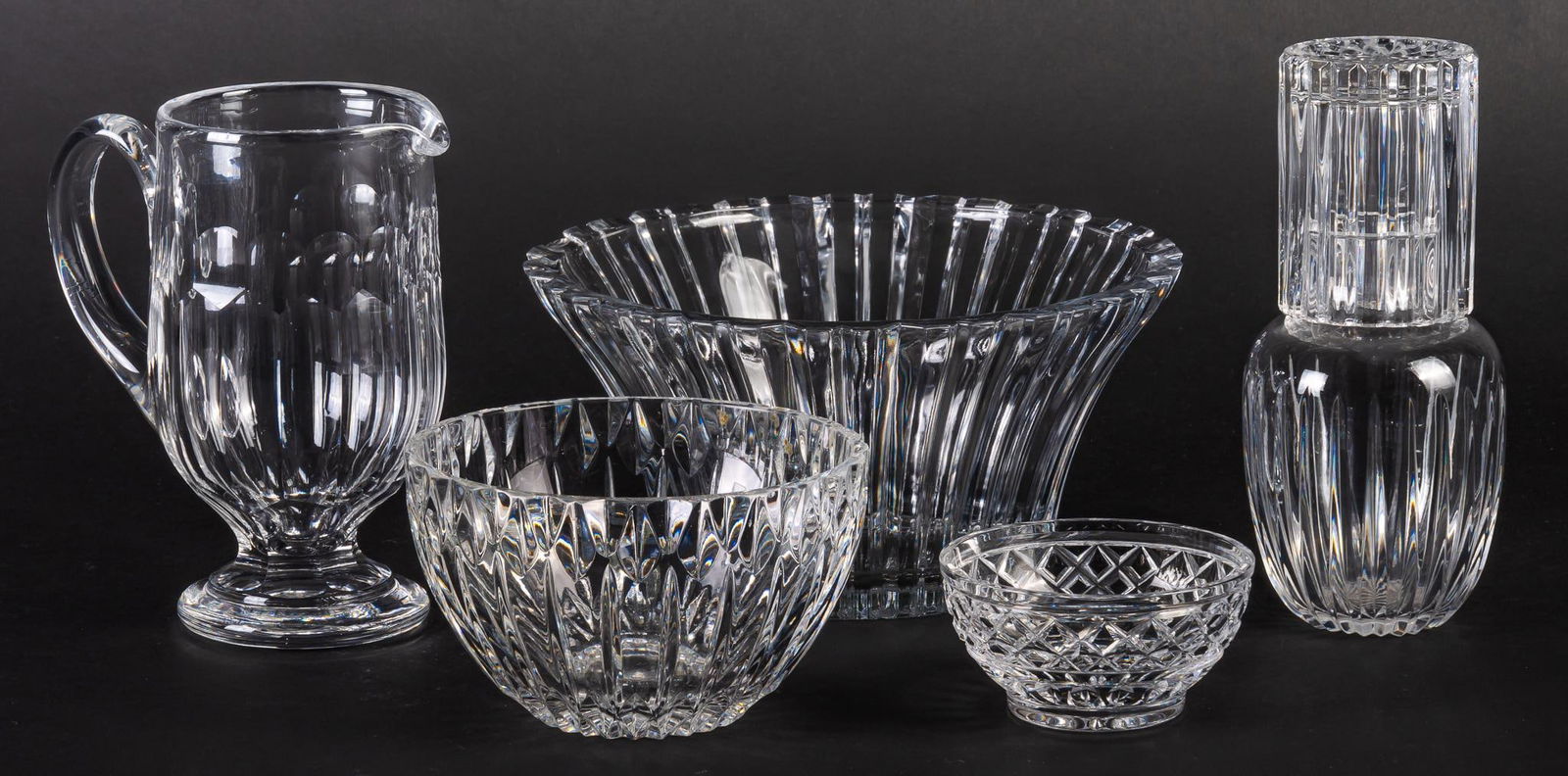 Group of (5) Assorted Crystal Items (1 of 12)