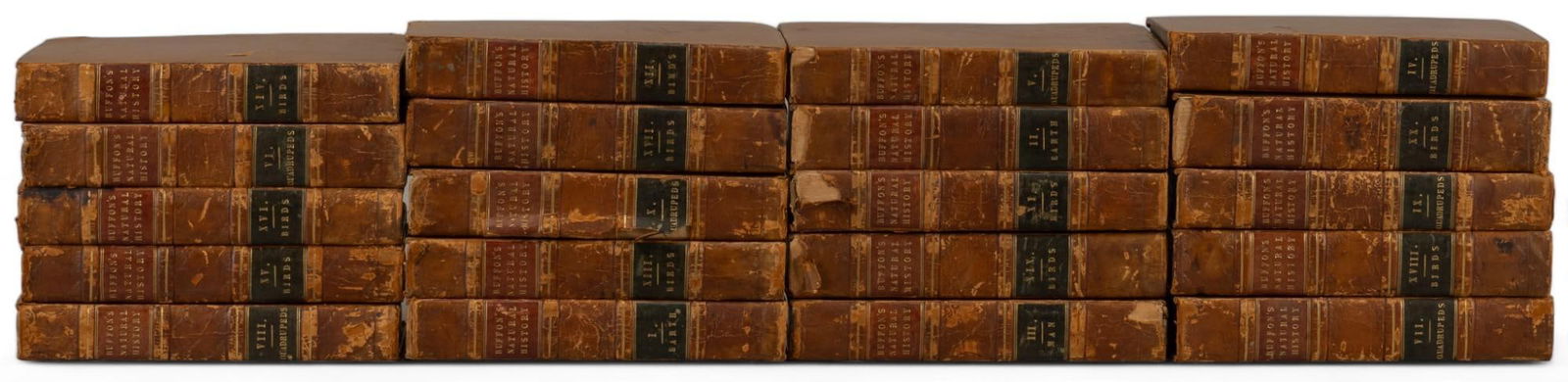 "Buffon's Natural History" 20 Vol. Book Set (1 of 8)
